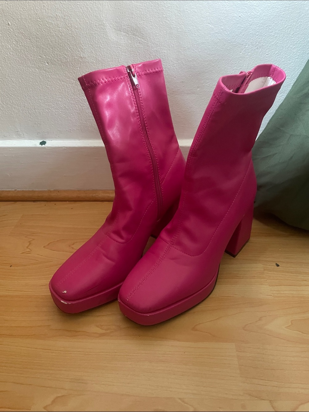 Nasty Gal Pink Boots